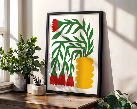 'Wild Bloom No.1' Art Print