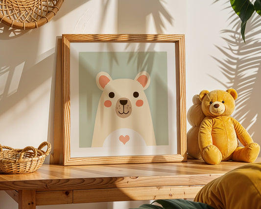 'Love Bear' Art Print