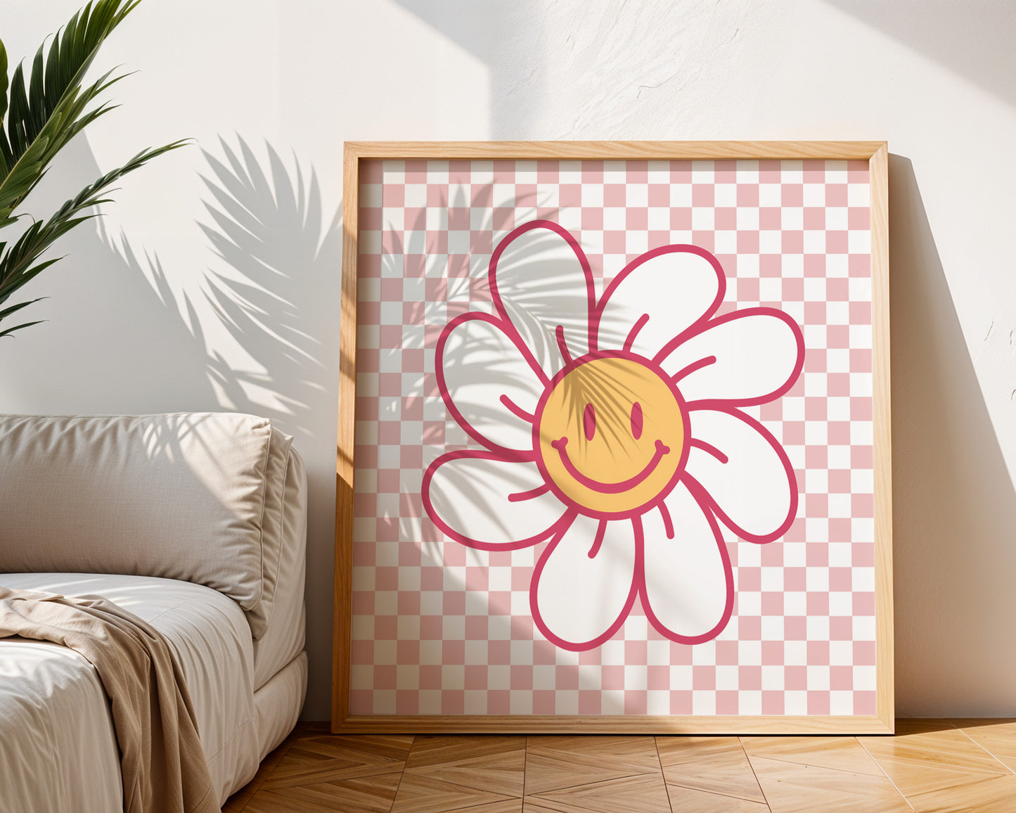 'Smiley Flower' Art Print