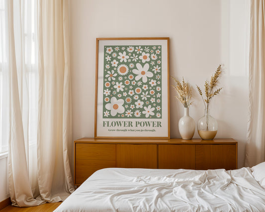 'Flower Power' Art Print