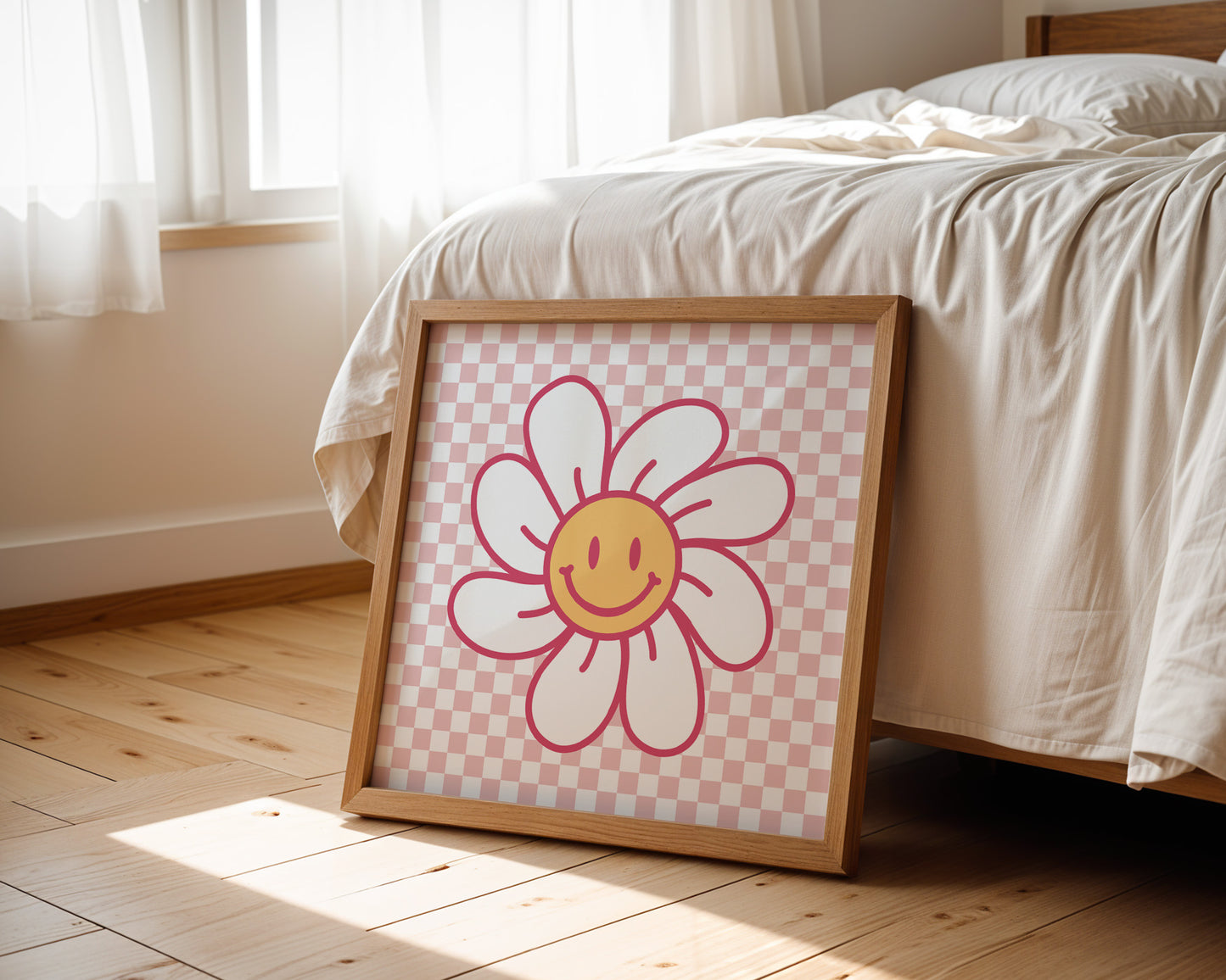 'Smiley Flower' Art Print