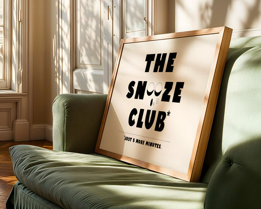 'The Snooze Club' Art Print