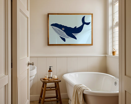 'Whale Then' Art Print
