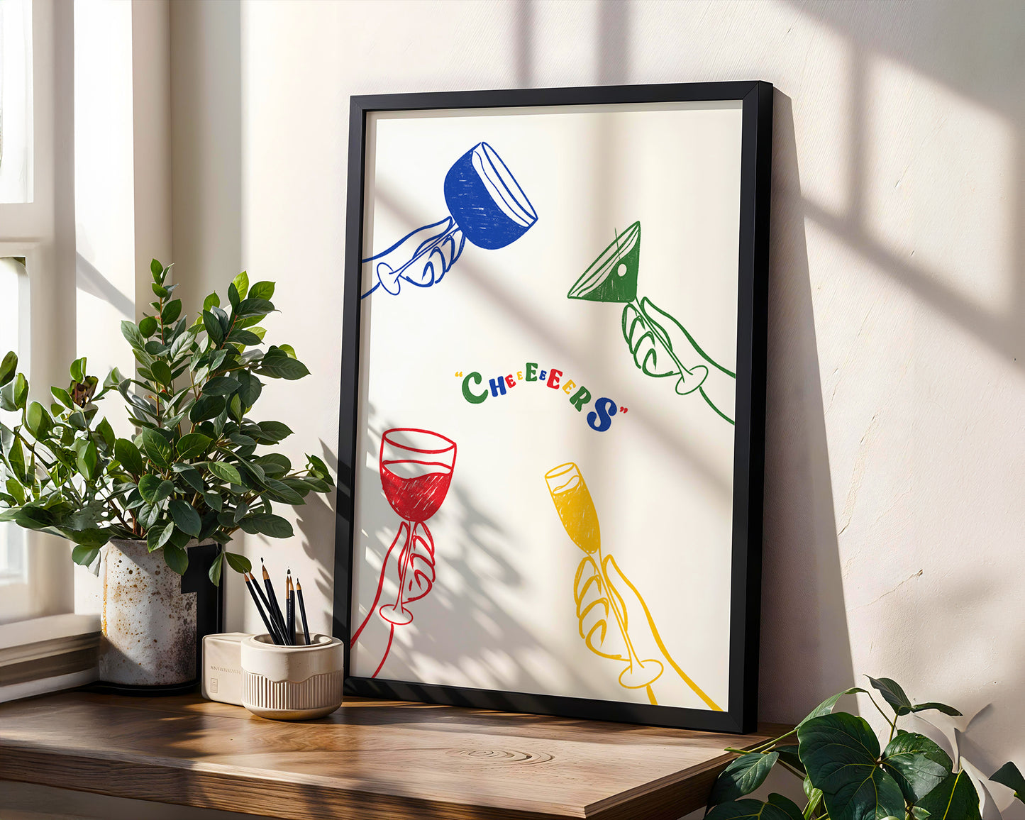 "Cheeeeeeers" Art Print