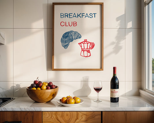 "Breakfast Club" Art Print