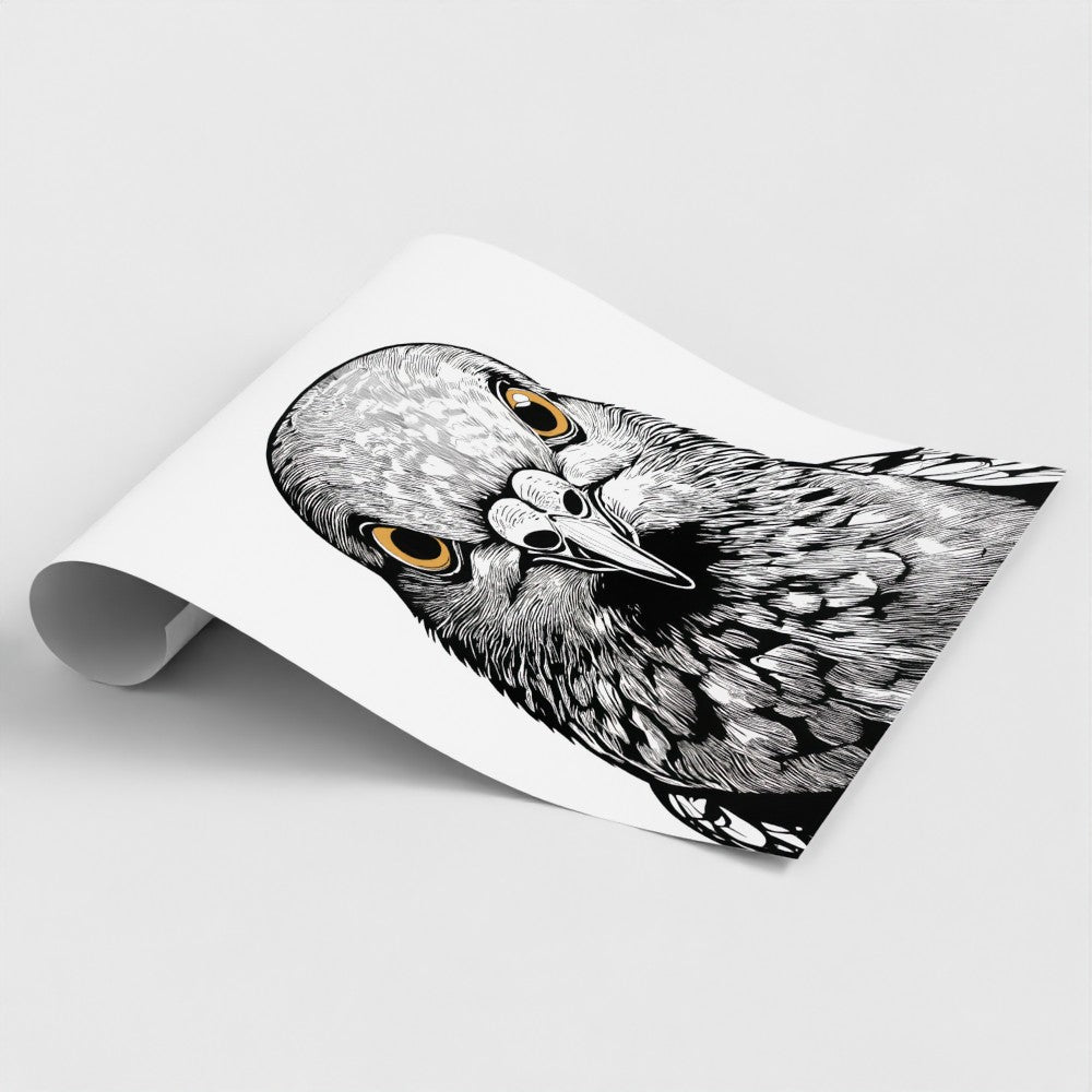 'The Hall Monitor: Pigeon' Art Print