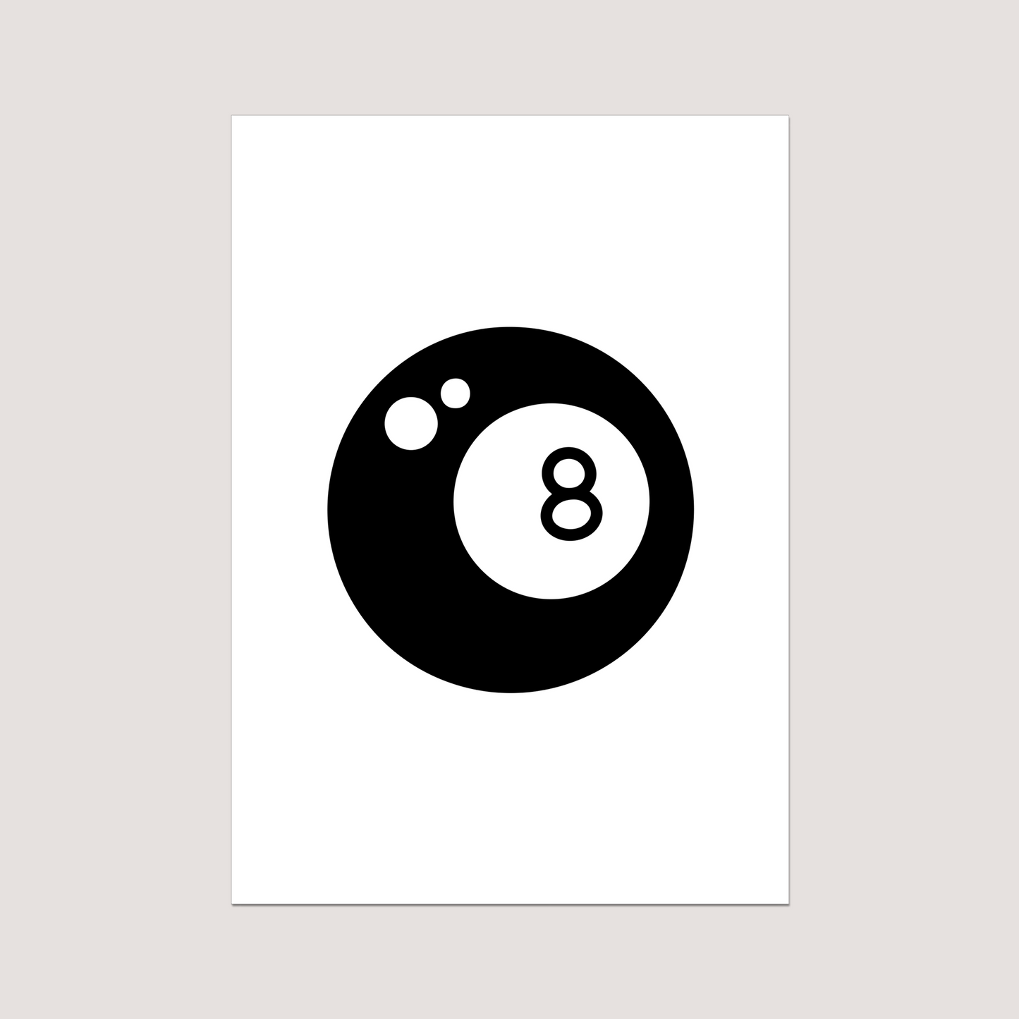 'Magic 8 Ball' Art Print