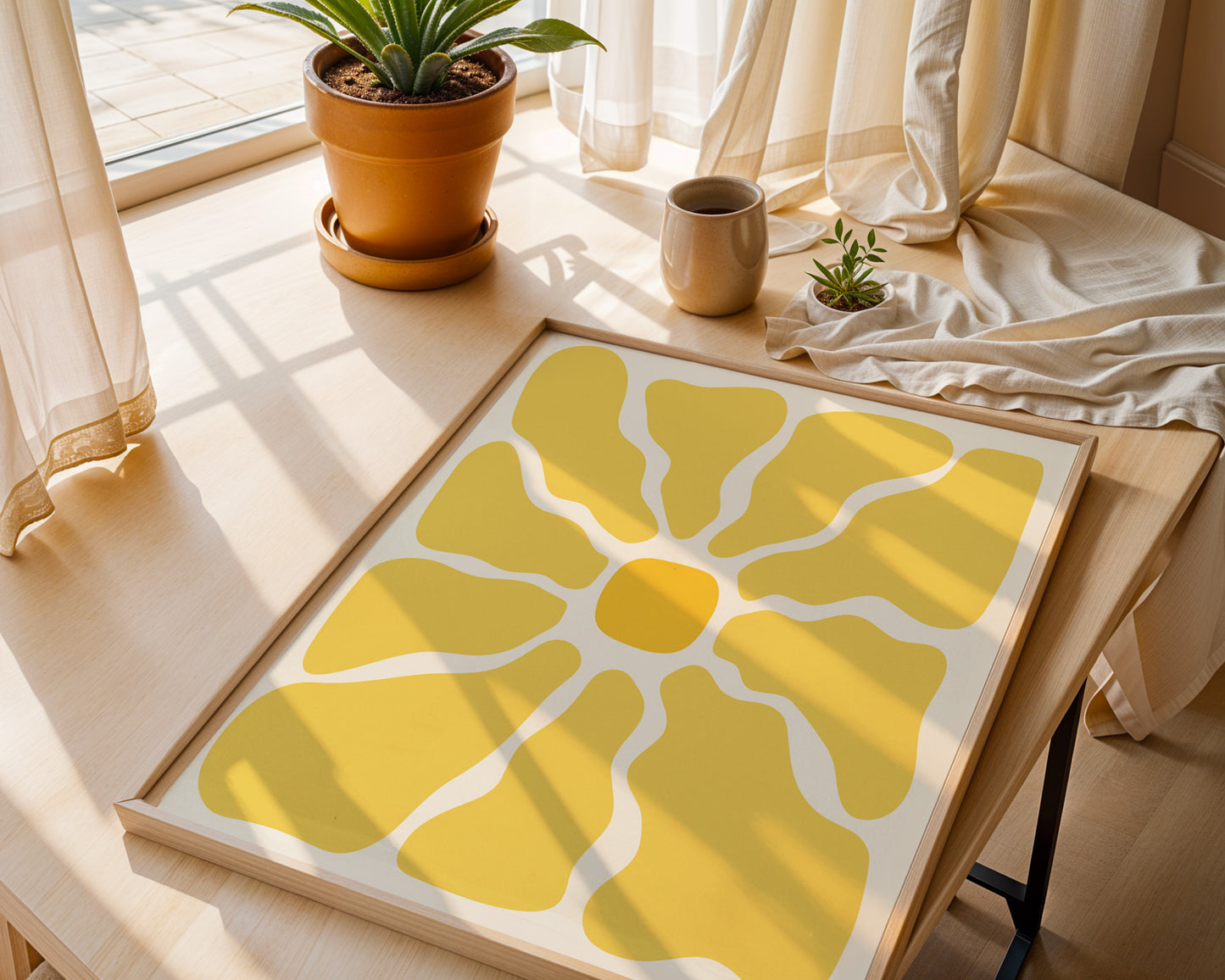 'sunSHINE' Abstract Art Print