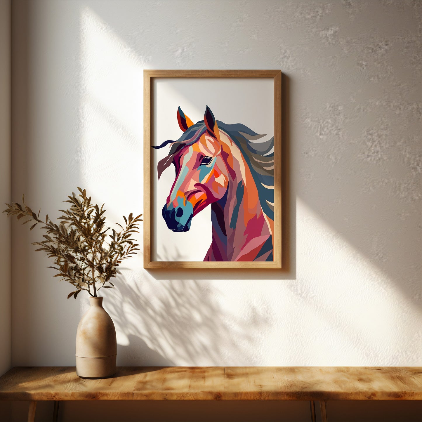 Abstract Horse Print - Chris Can Draw