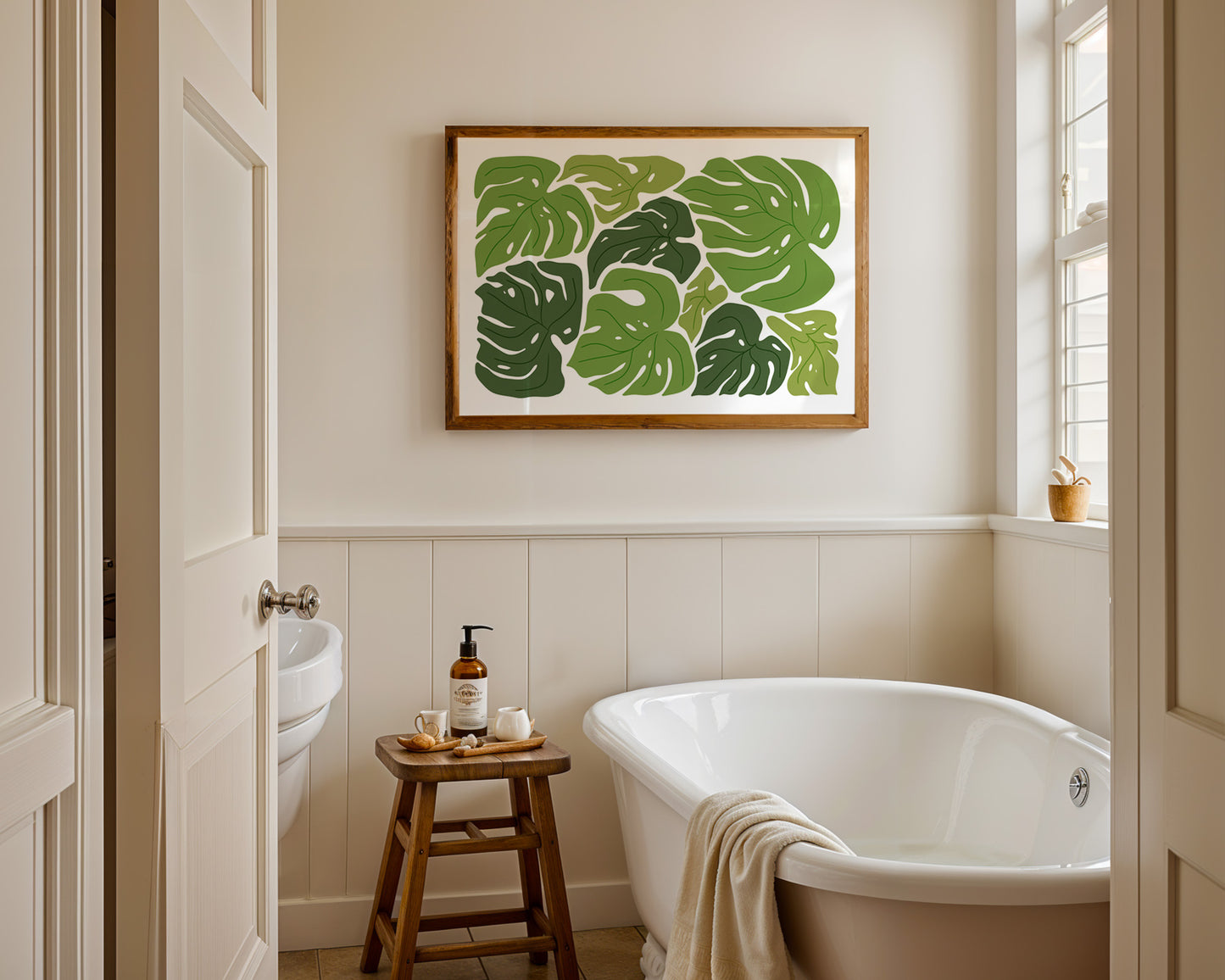 'Monstera Mania' Art Print