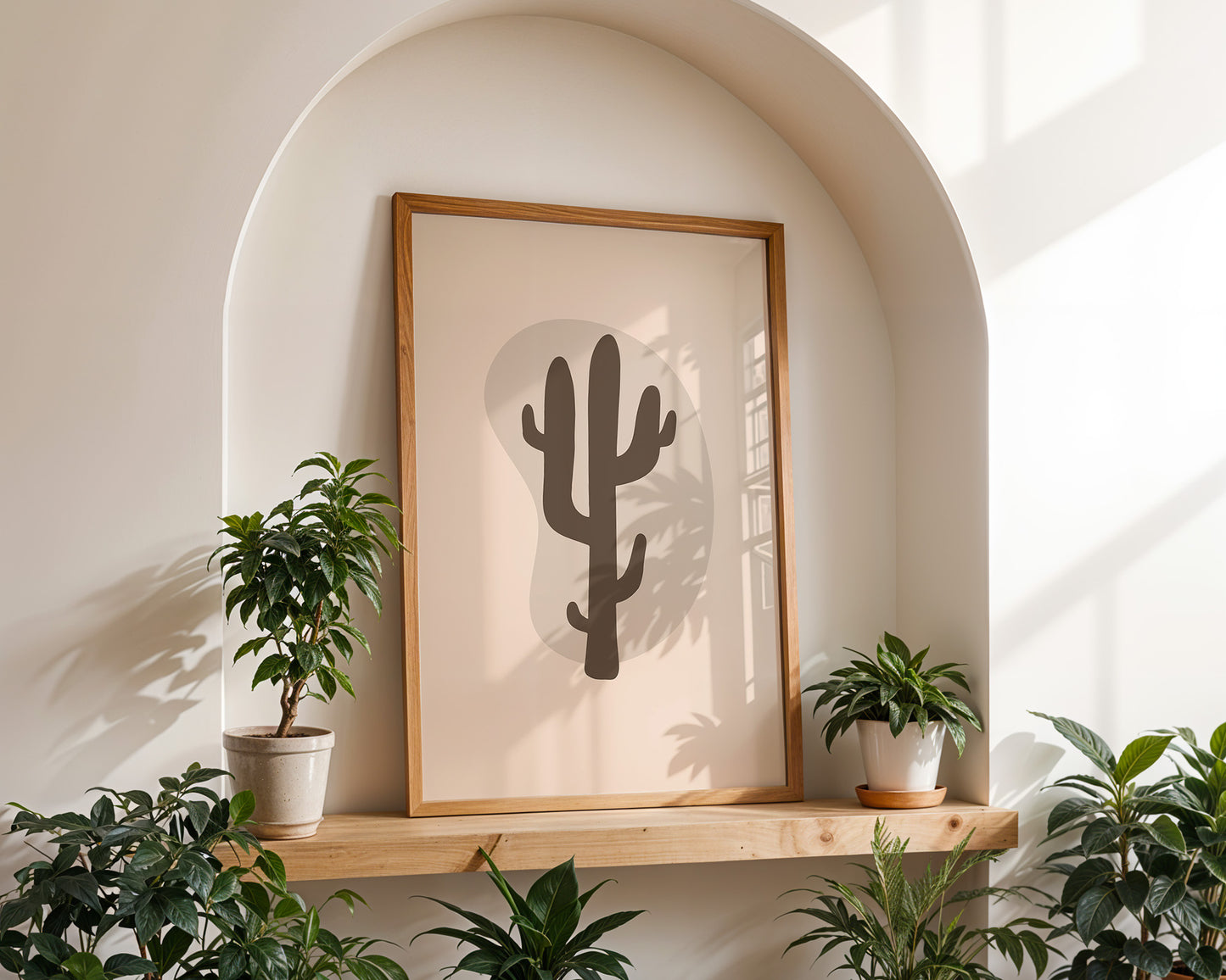 'The Brown Cactus' Art Print