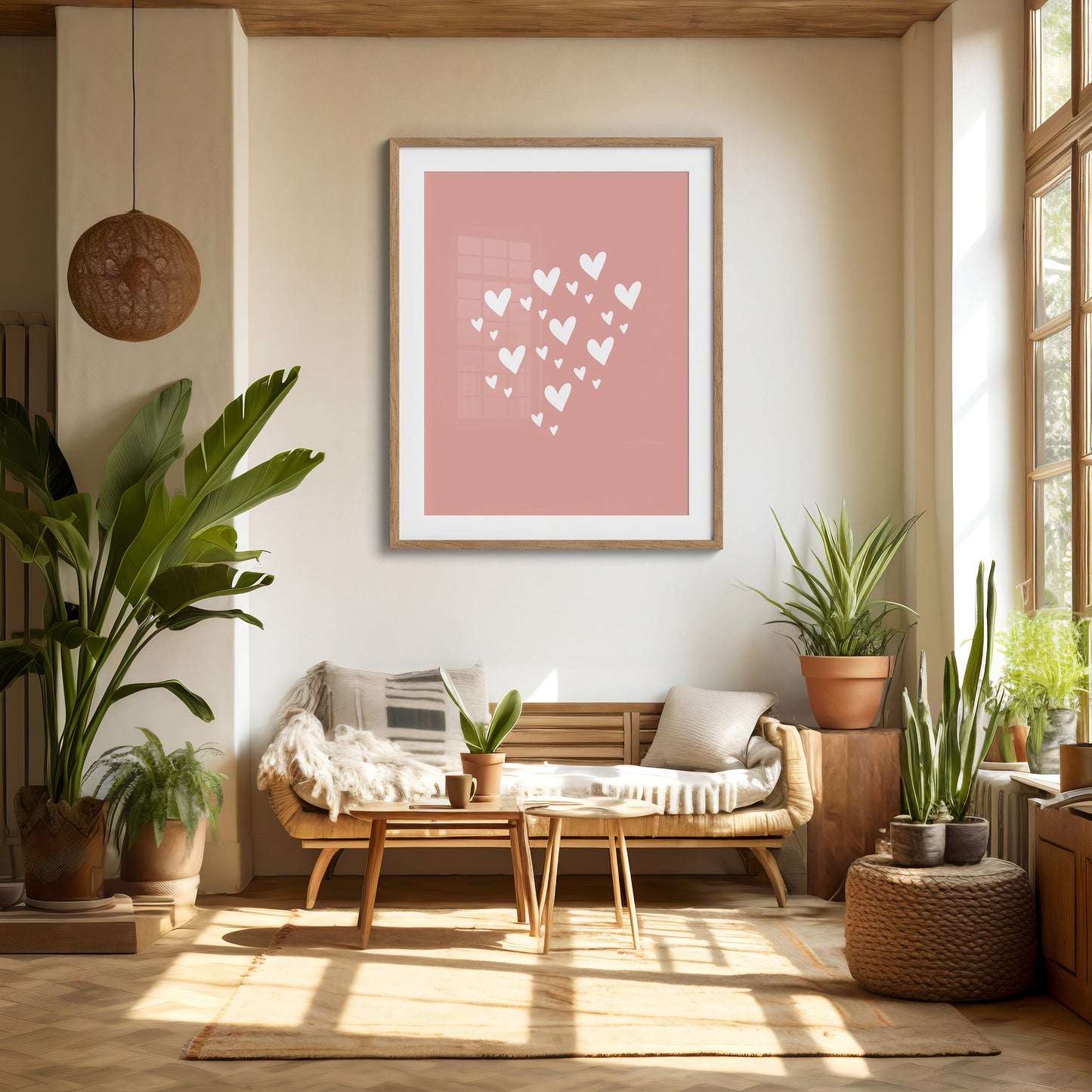 Bunch of Hearts Print - Chris Can Draw