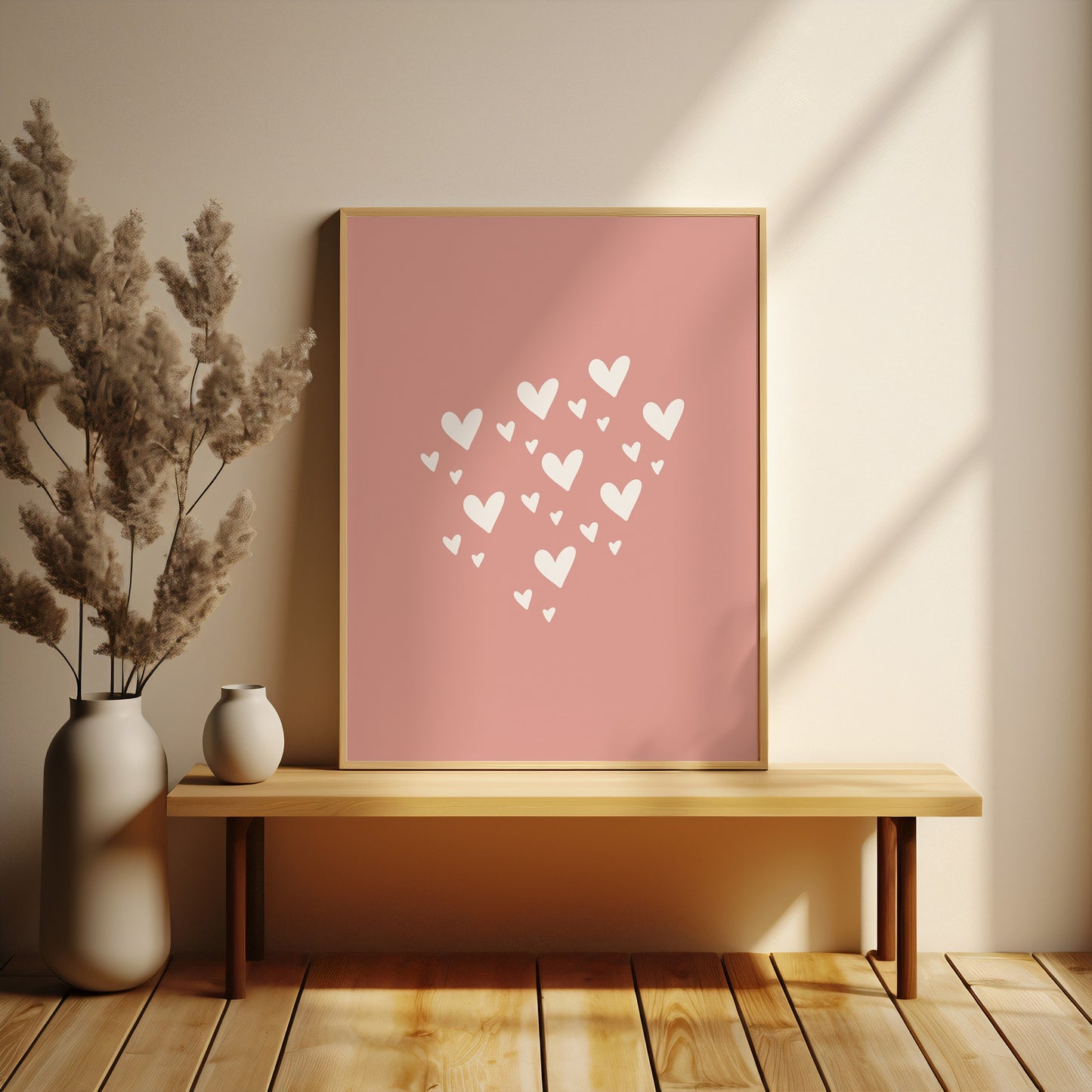 Bunch of Hearts Print - Chris Can Draw