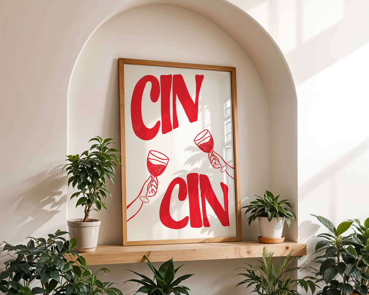 "Cin Cin Cheers" Art Print