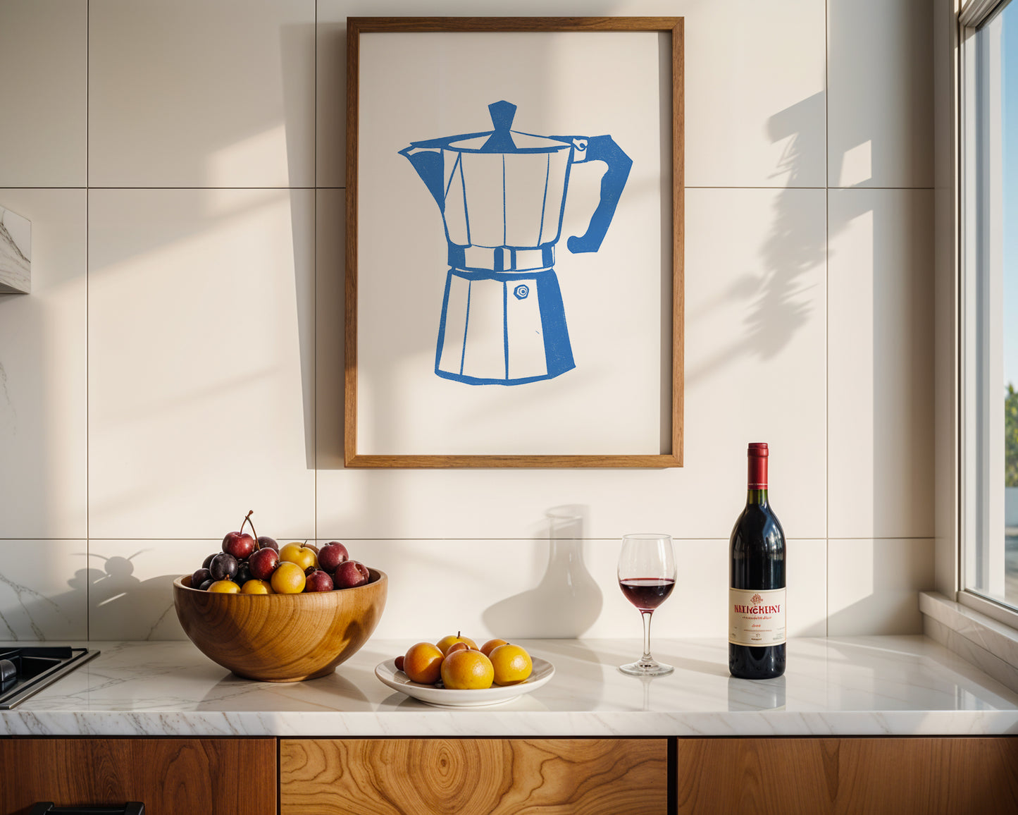 'Moka Coffee Pot' Art Print