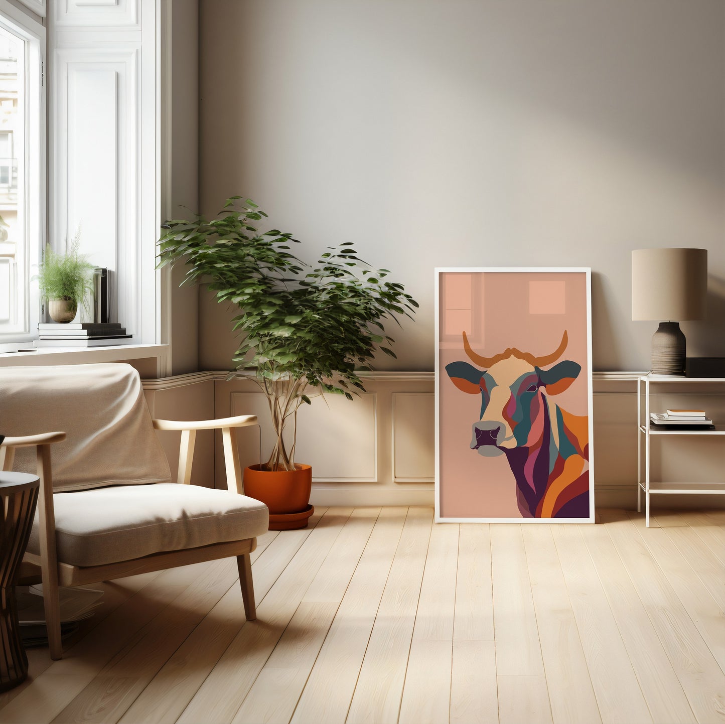 Abstract Cow Print - Chris Can Draw