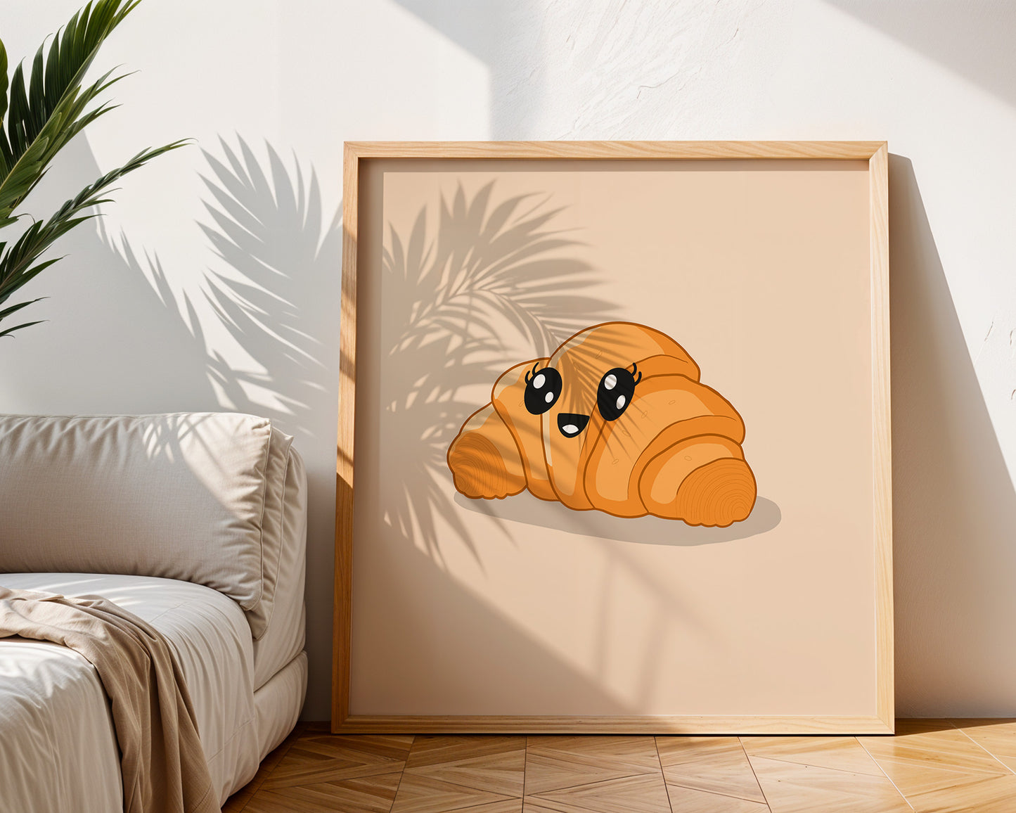 'Cutie Croissant' Art Print