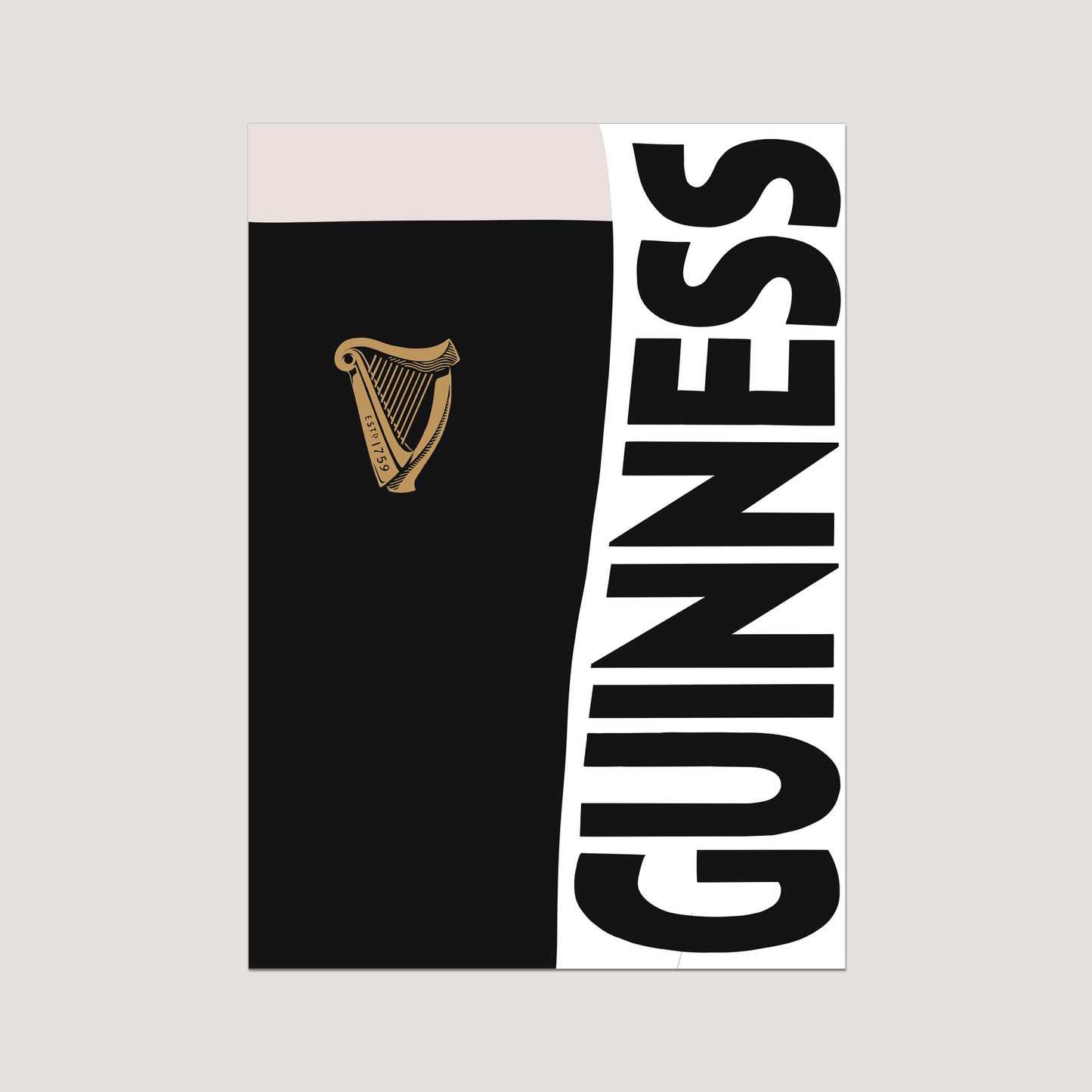 'Irish Stout No.1' Art Print