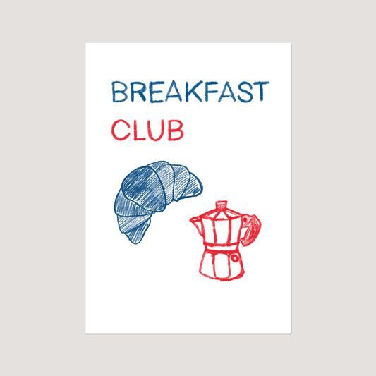 "Breakfast Club" Art Print