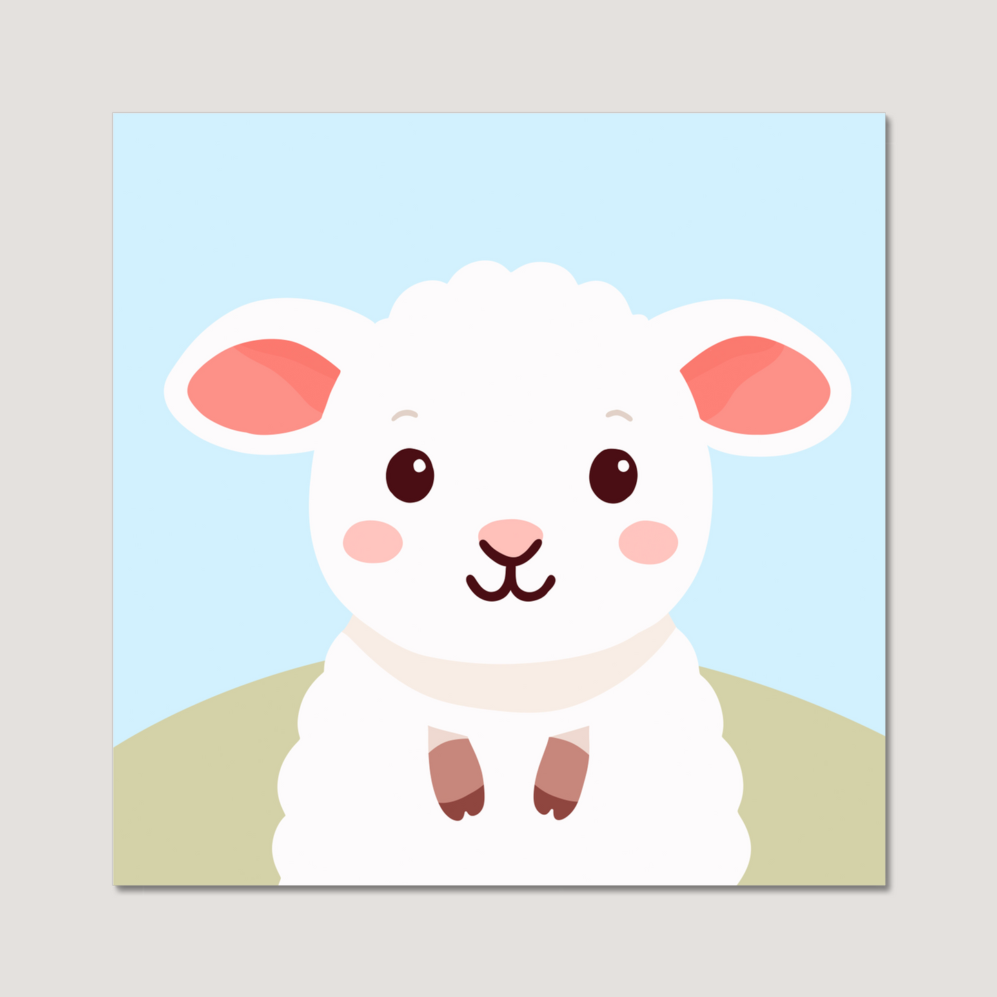 'Little Lamb' Art Print