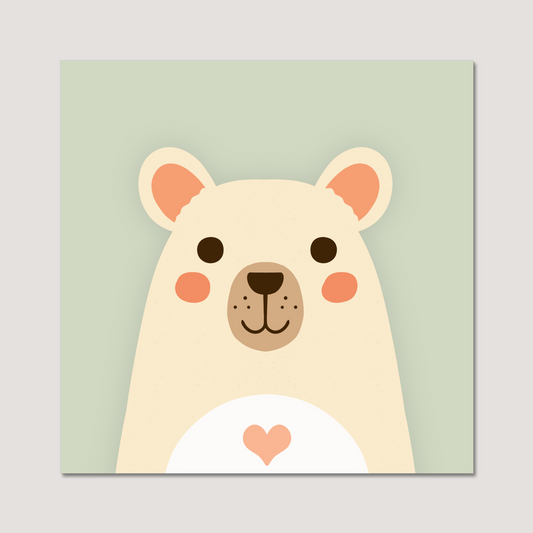 'Love Bear' Art Print