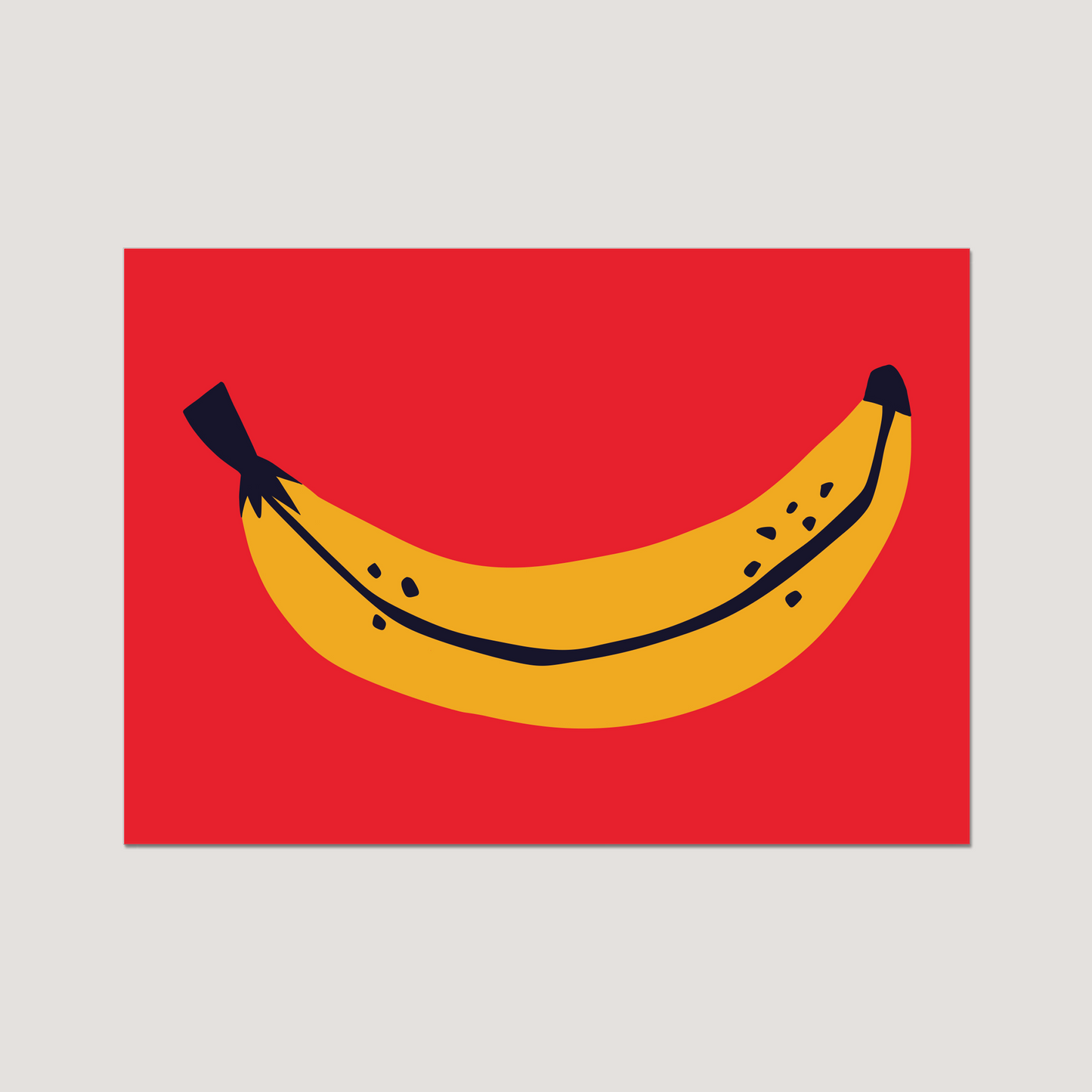 'Banana Pop Art' Art Print