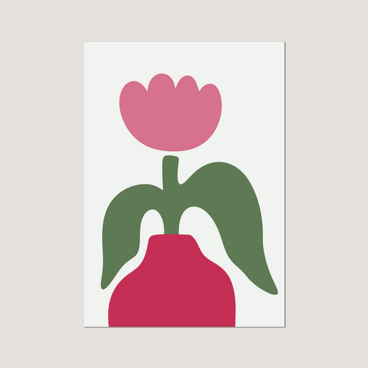 ‘Cartoon Flower No.1’ Art Print