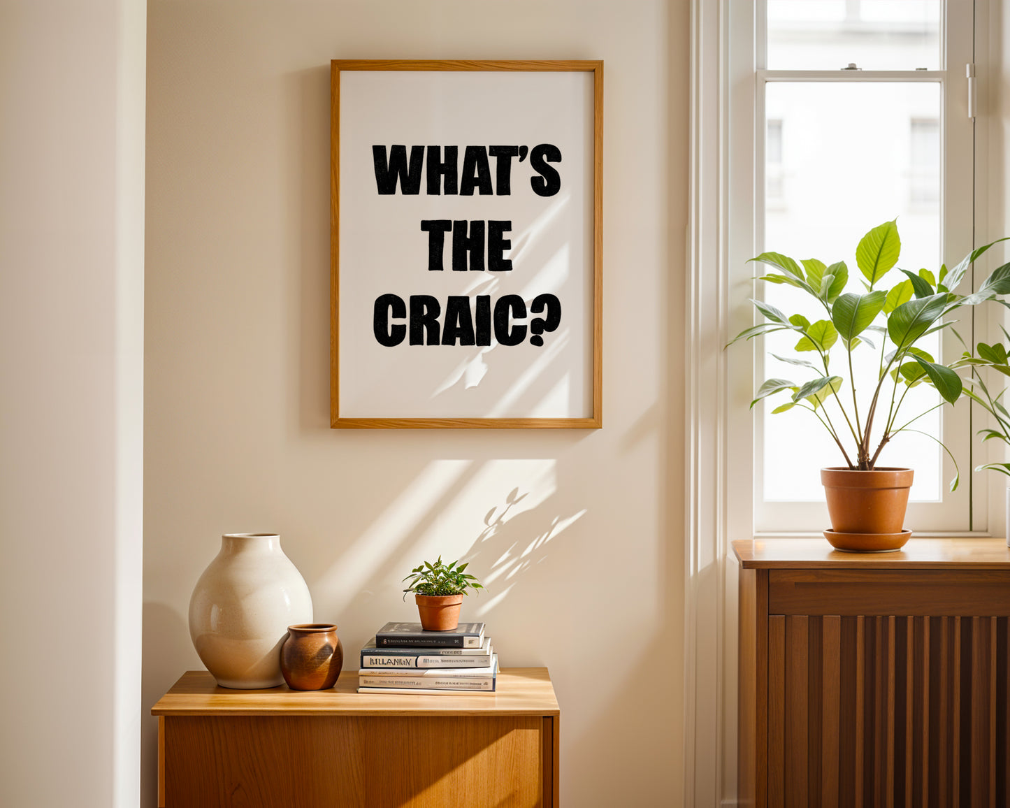 "What's The Craic" Art Print