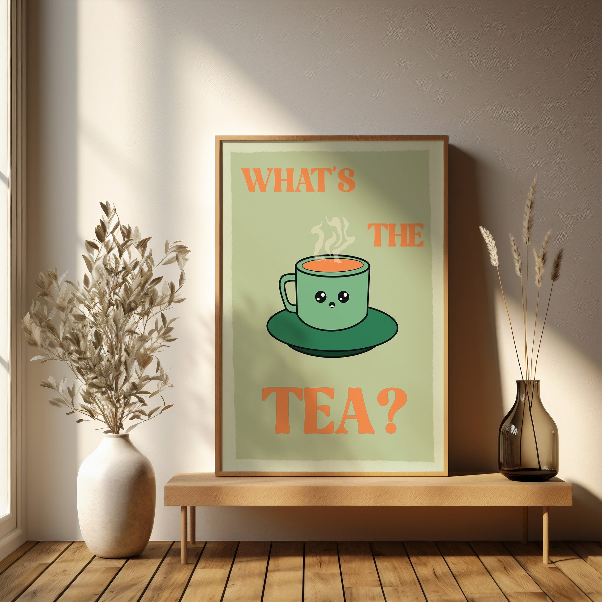 What's The Tea? Print - Chris Can Draw
