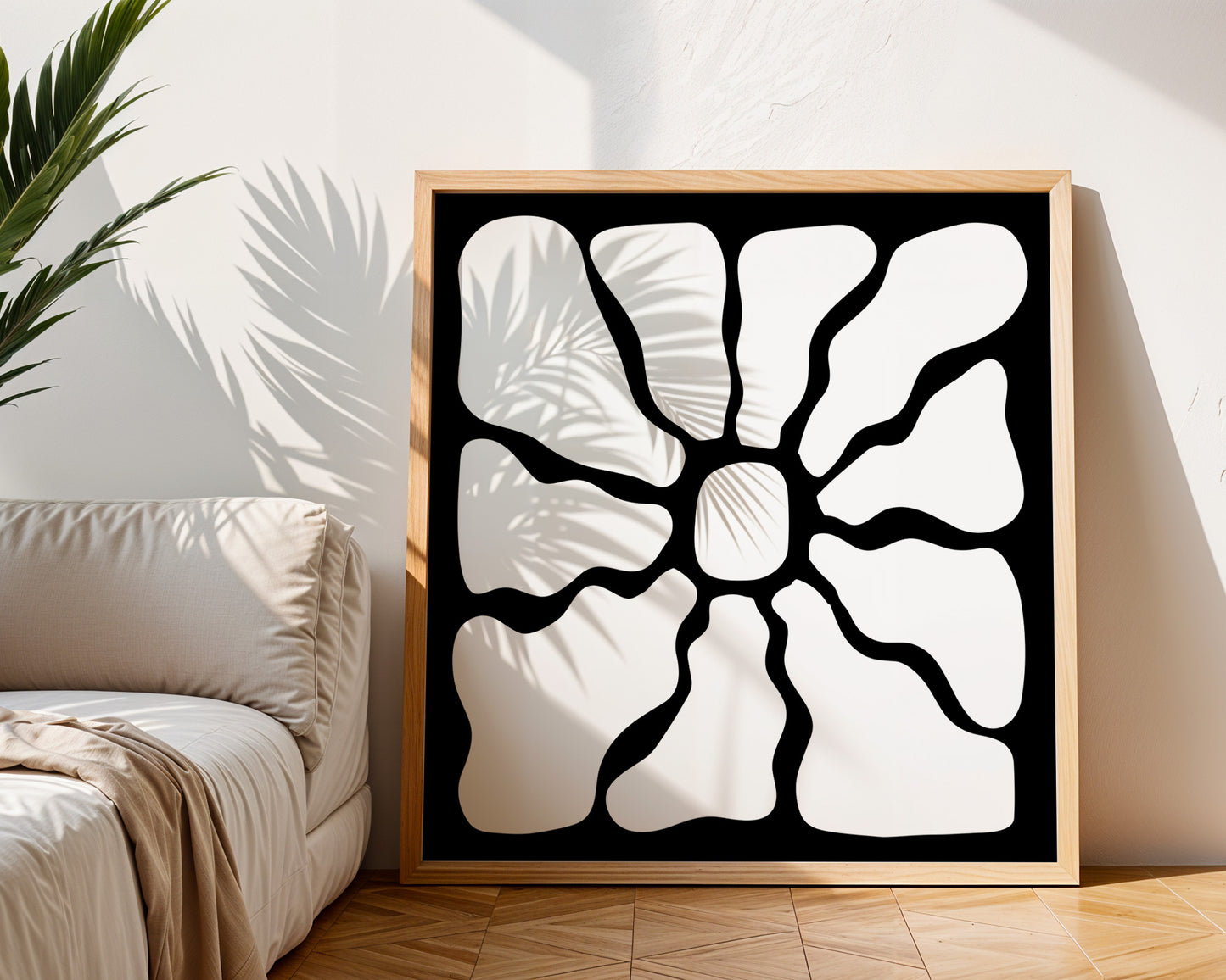 'Abstract Matisse Flower' Art Print