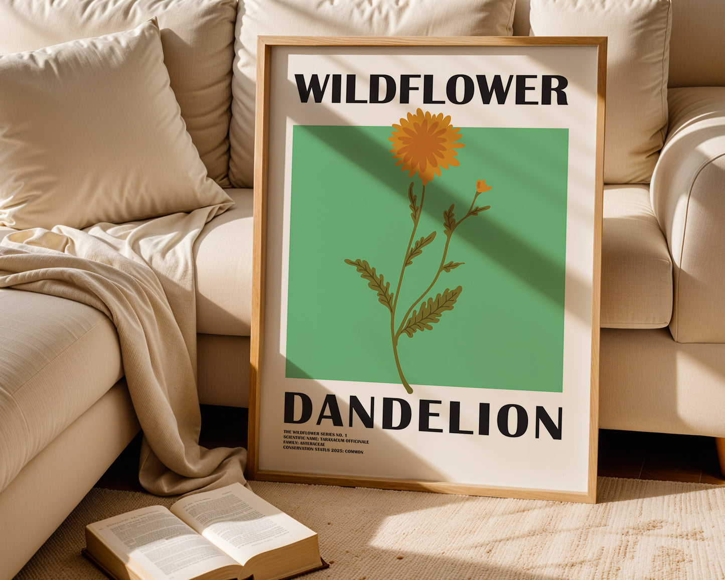 'Dandelion' Art Print | The Wildflower Series