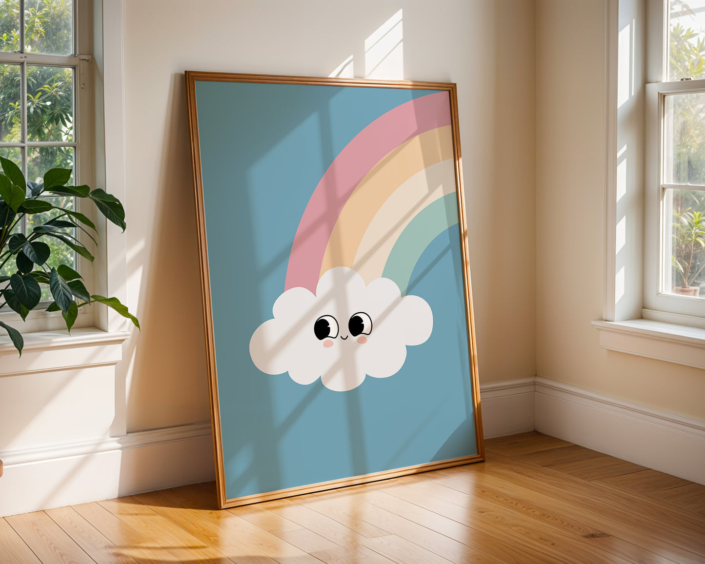 'Happy Little Cloud' Art Print