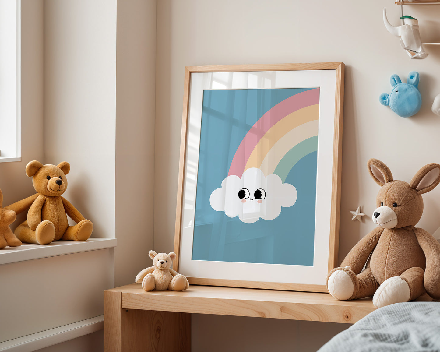 'Happy Little Cloud' Art Print