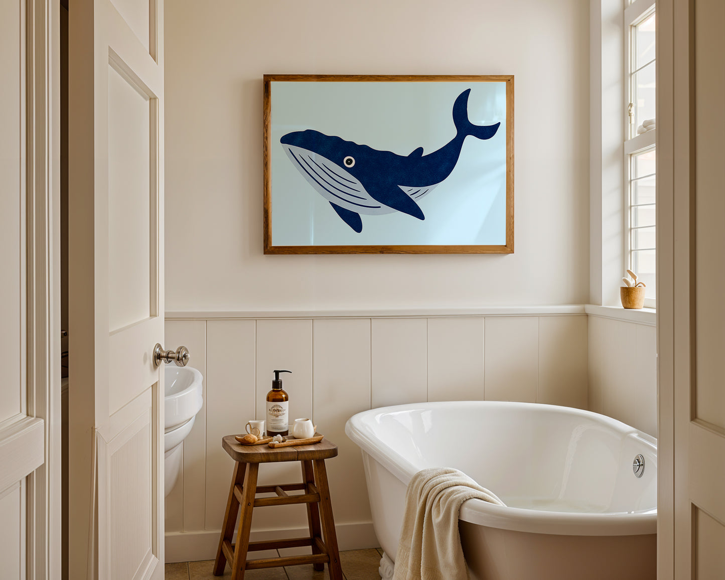 'Whale Then' Art Print