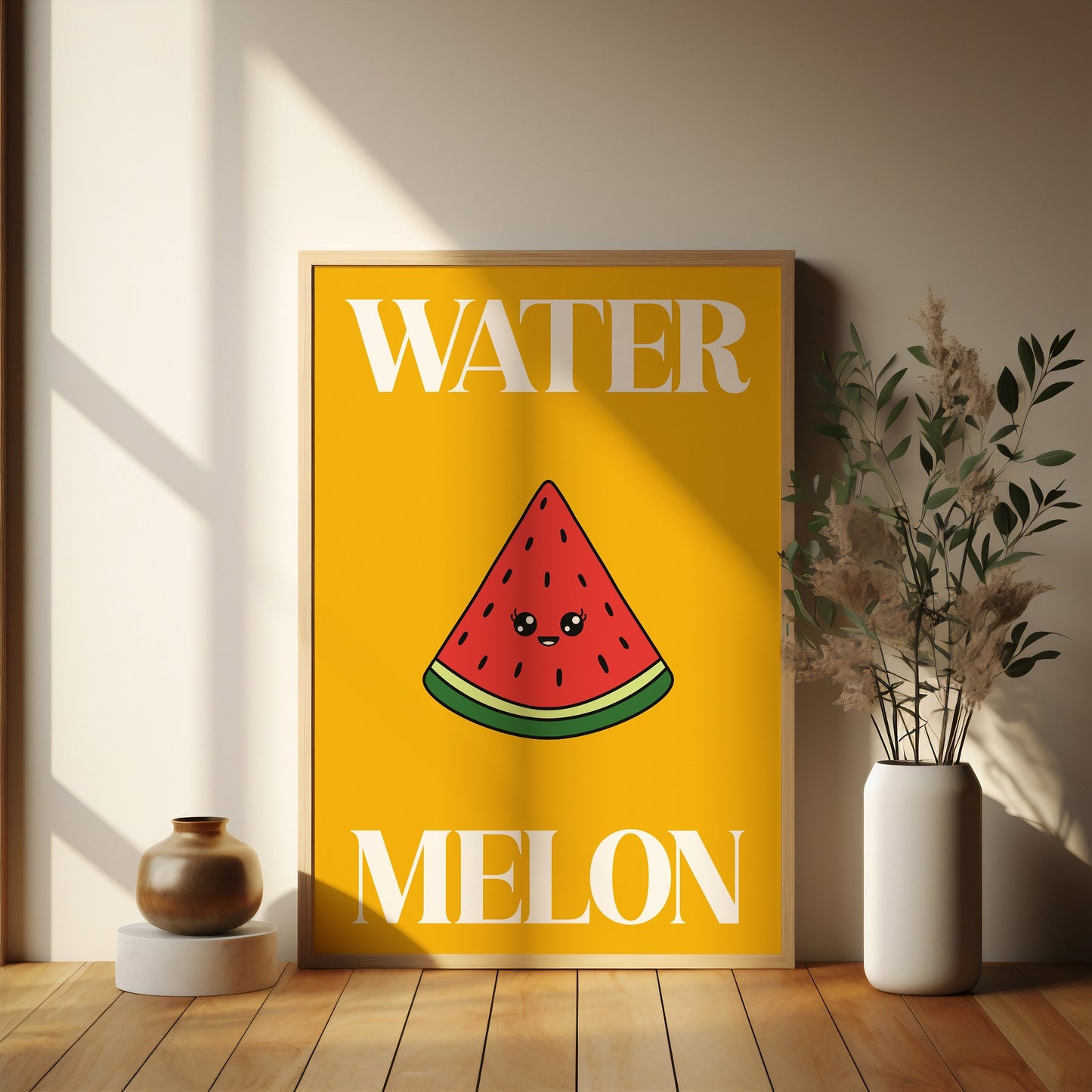 Happy Watermelon Slice Print - Chris Can Draw