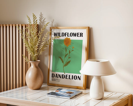 'Dandelion' Art Print | The Wildflower Series