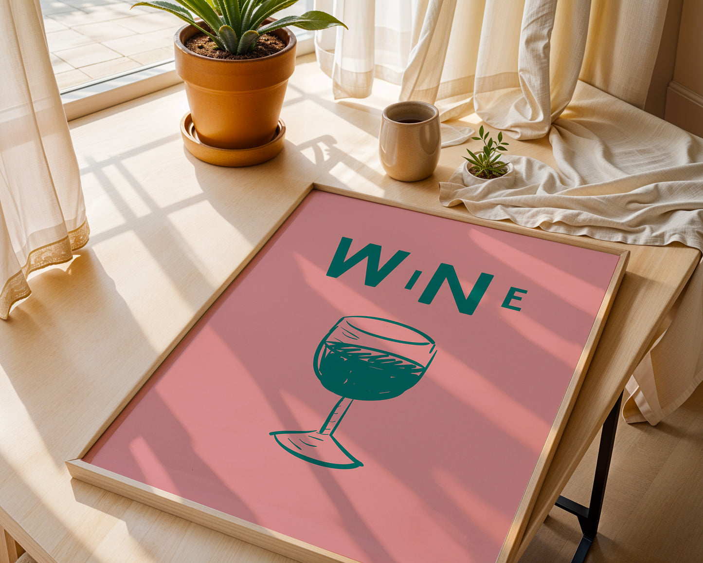 'Wine Whimsy' Art Print