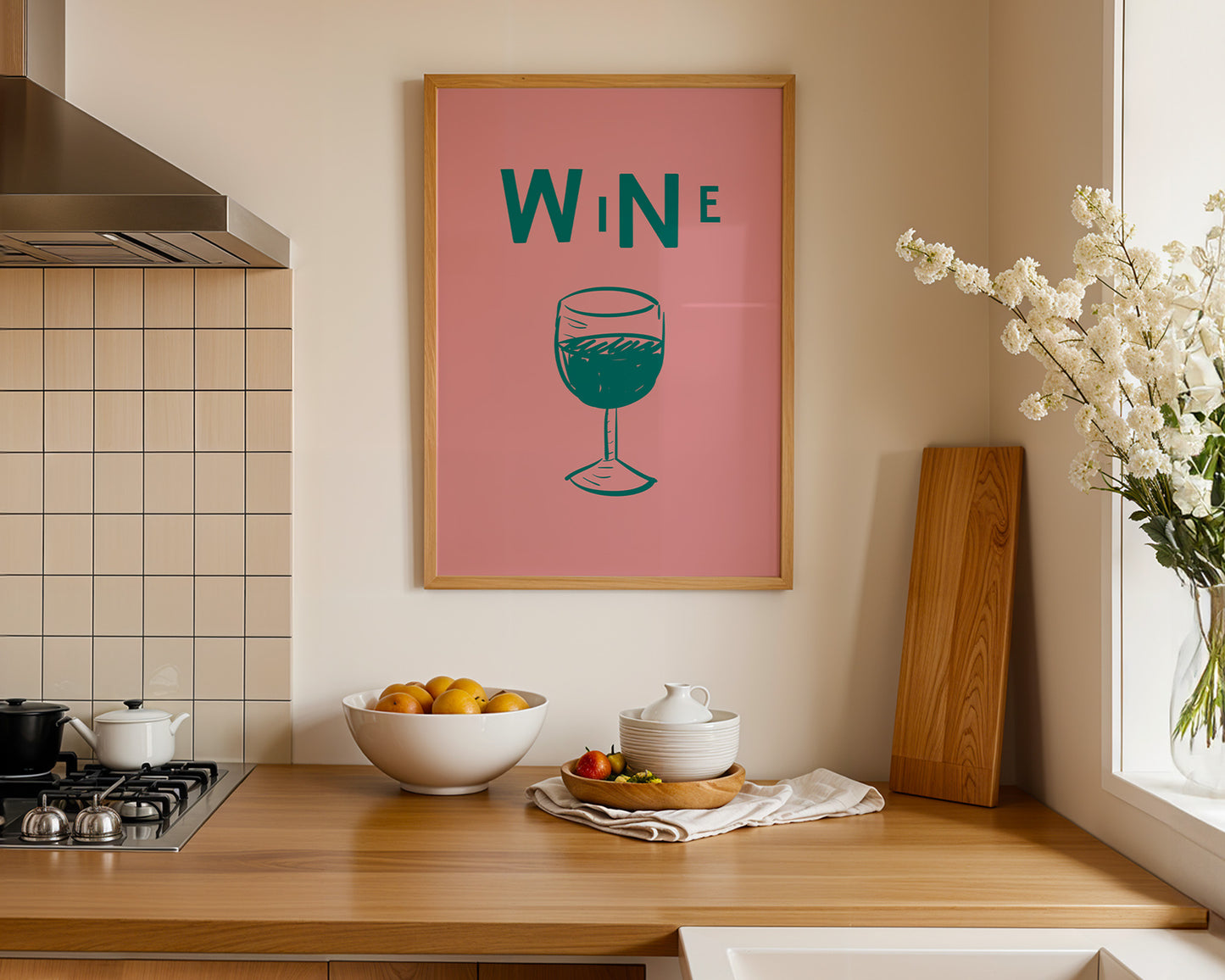 'Wine Whimsy' Art Print