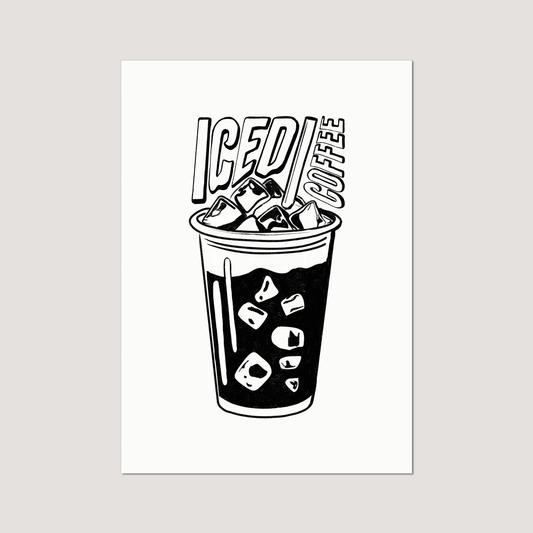 'Iced Coffee' Art Print