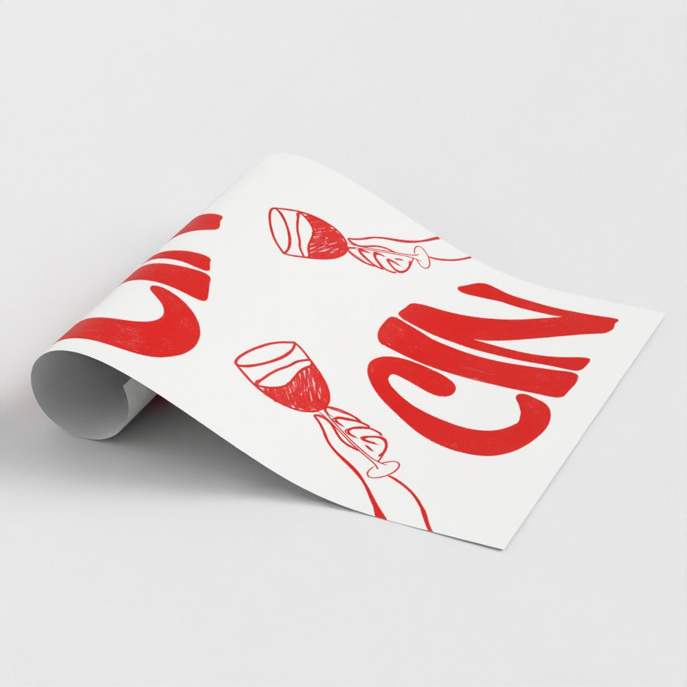 "Cin Cin Cheers" Art Print