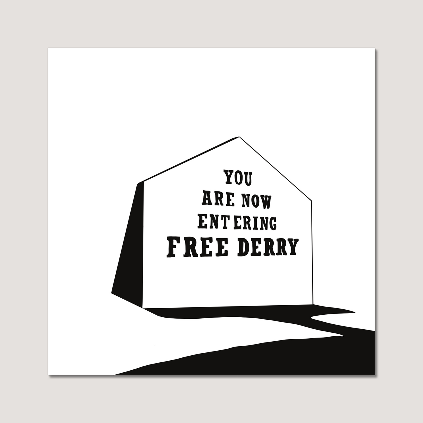 'Free Derry Corner' Art Print