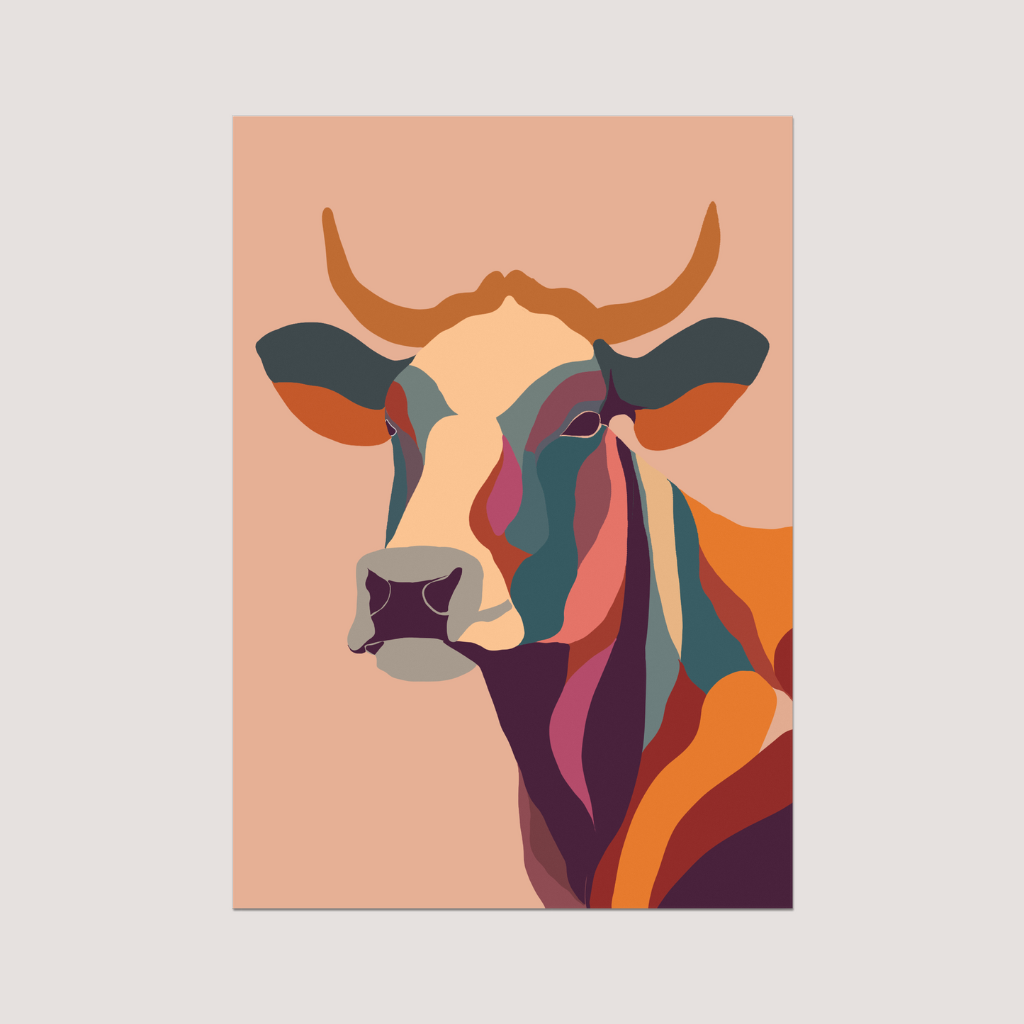 Abstract Cow Print