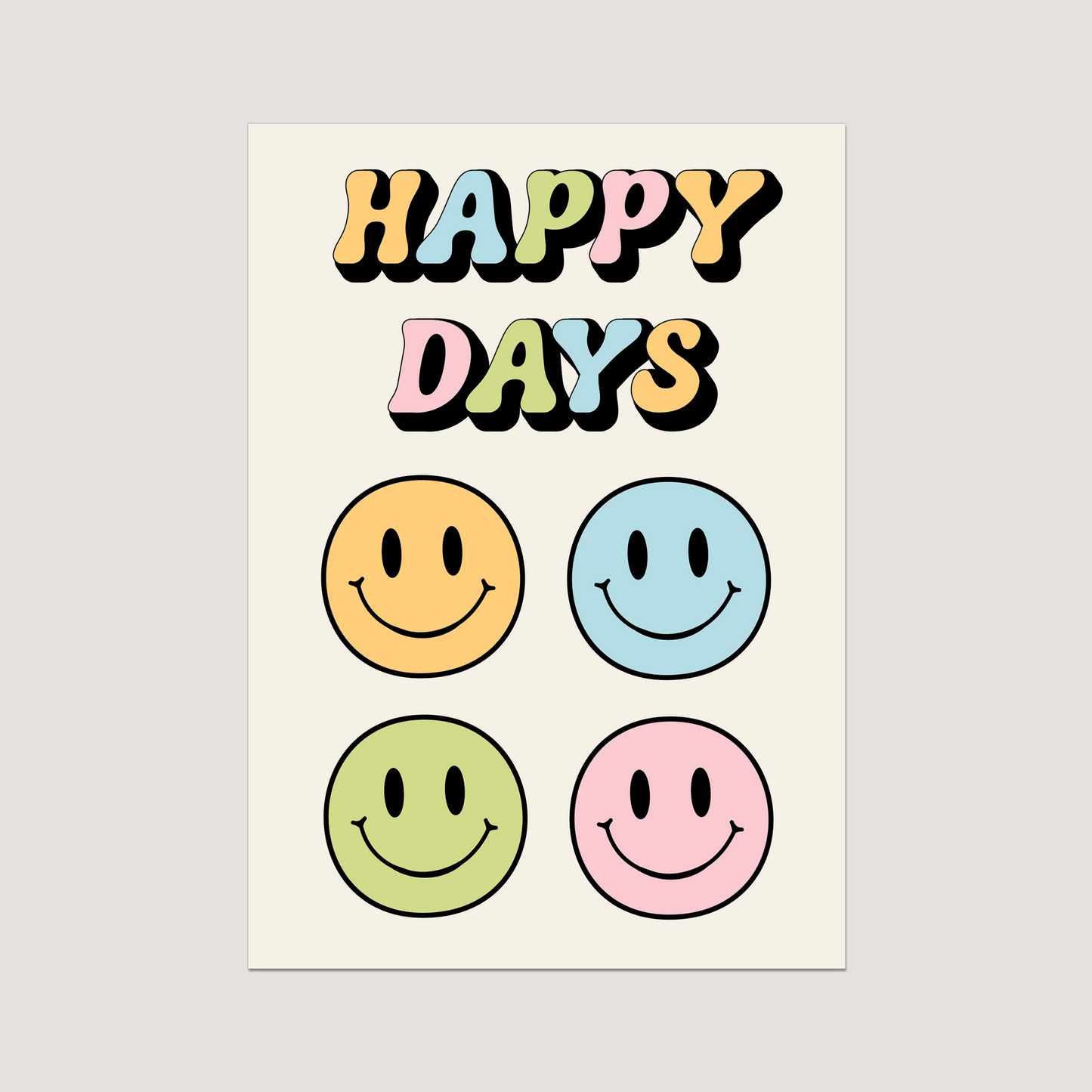 'Happy Days' Art Print Series