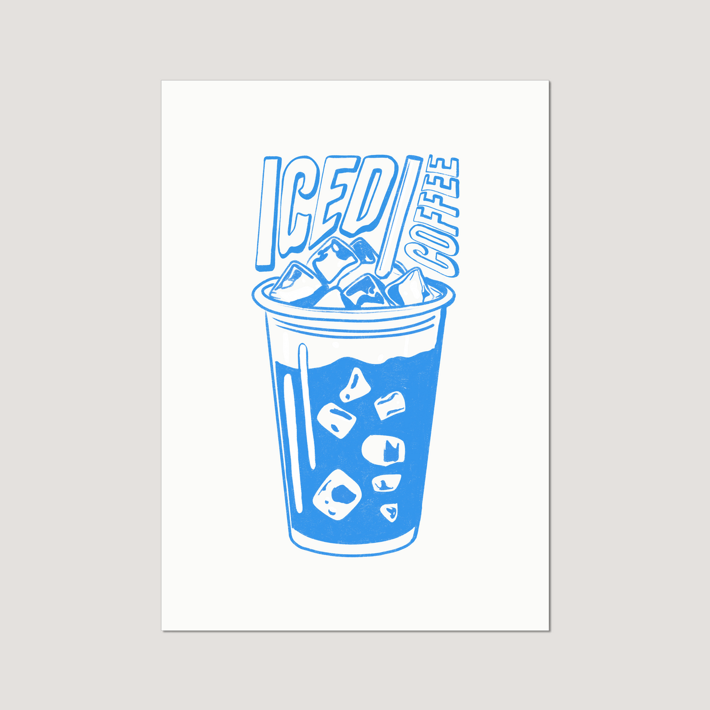 'Iced Coffee' Art Print
