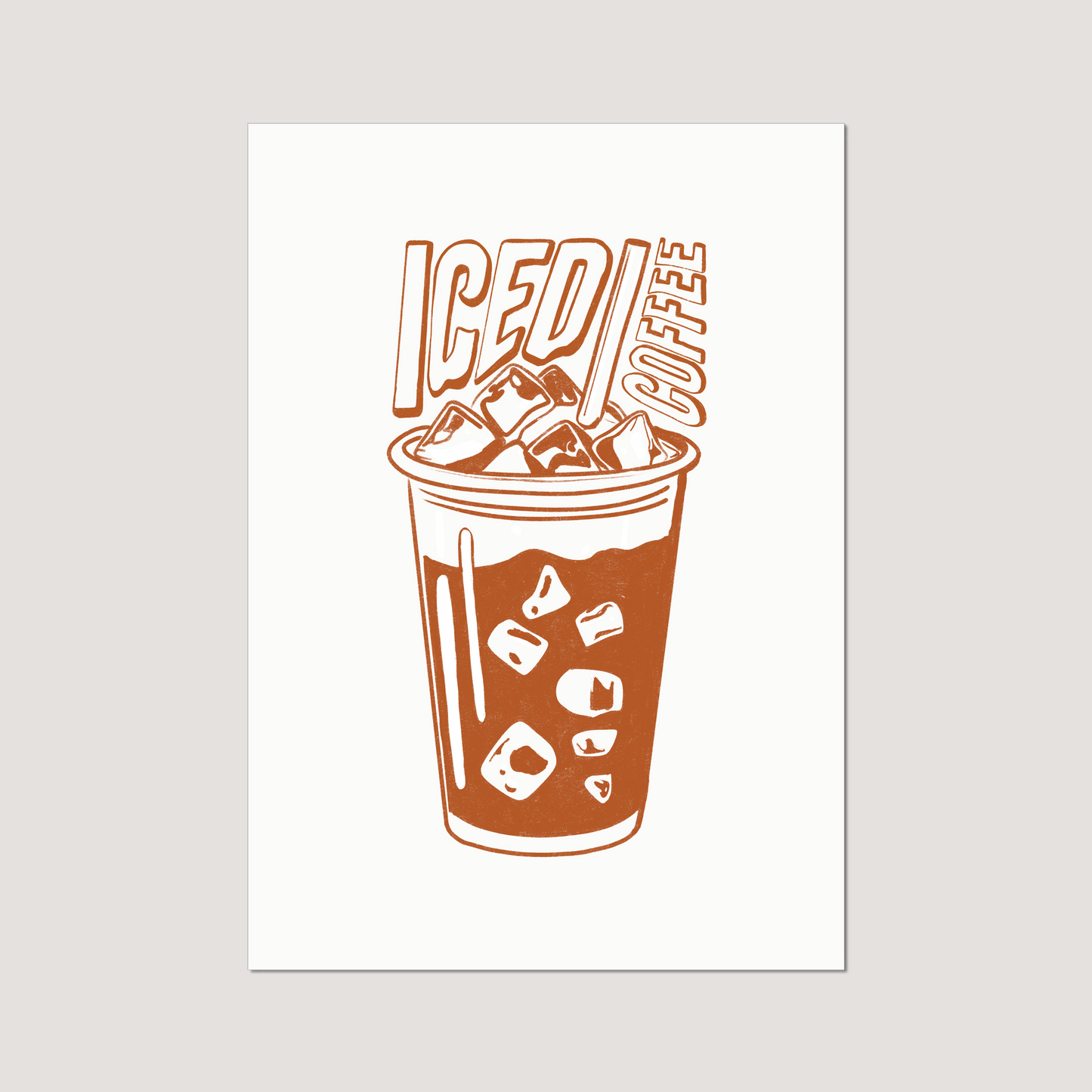 'Iced Coffee' Art Print