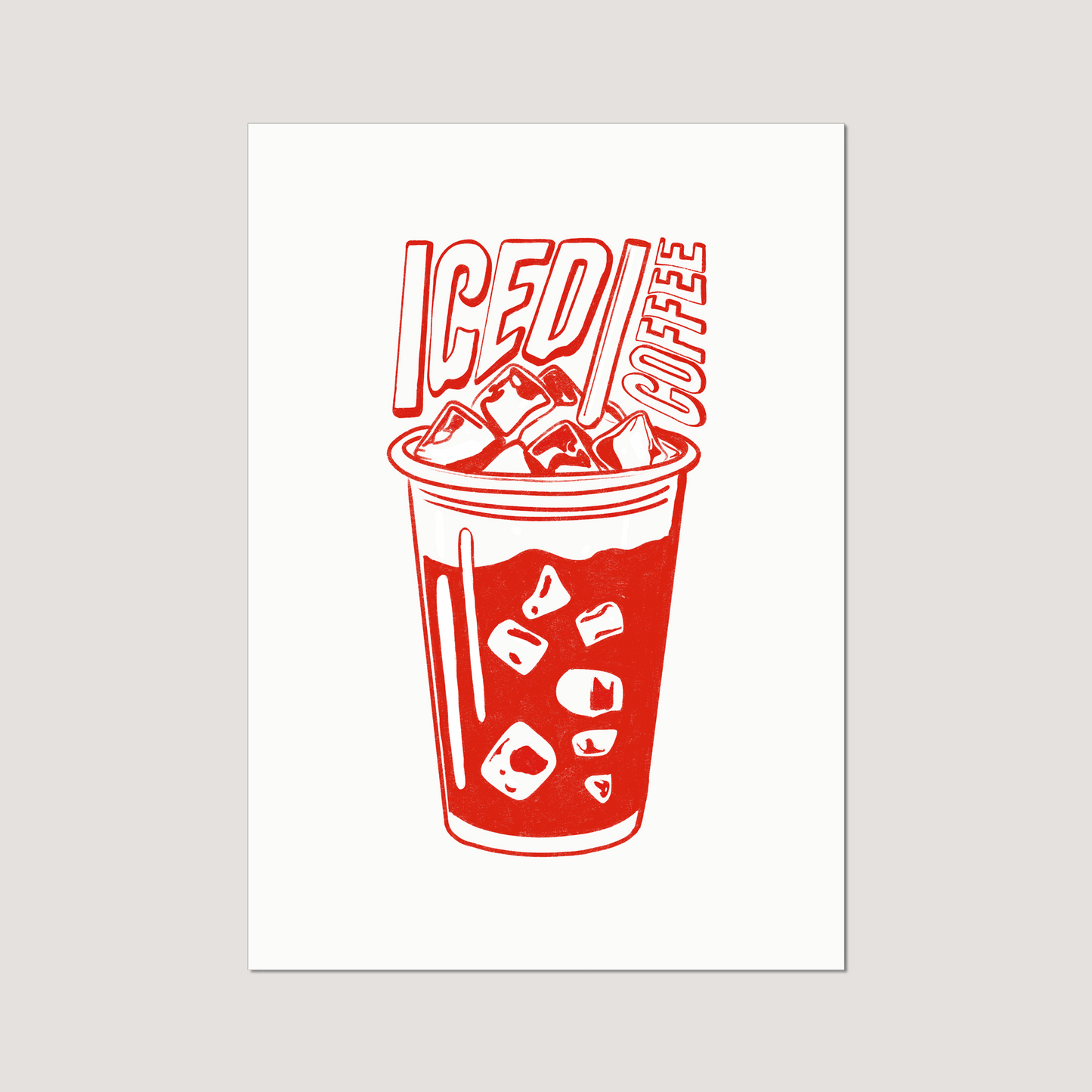 'Iced Coffee' Art Print